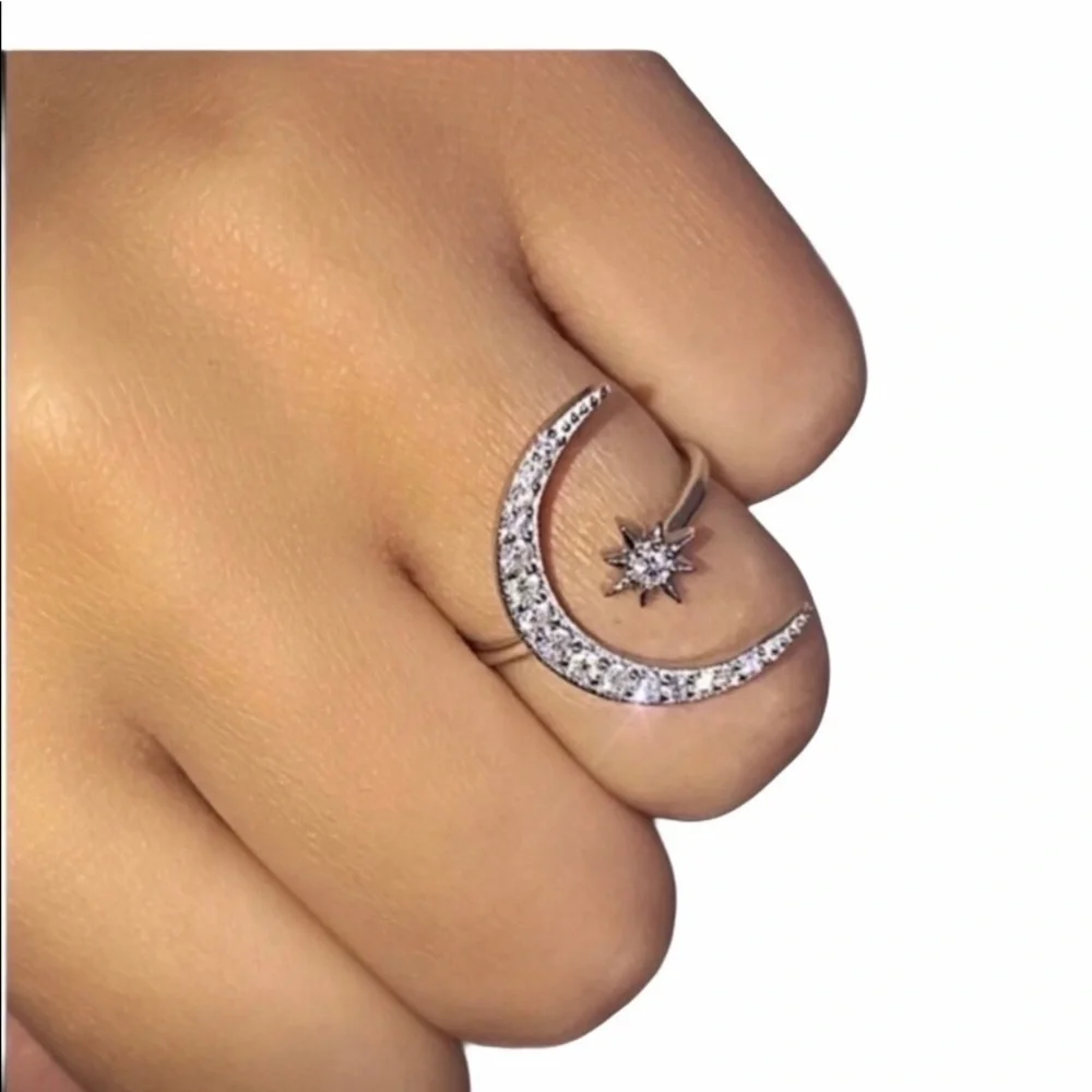 NEW FASHION RING MOON 🌙 - Picture 1 of 5